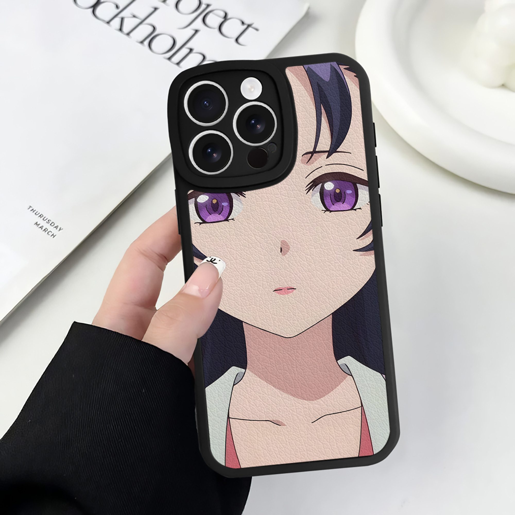 薬屋のひとりごと The Apothecary Diaries 【iPhone 16シリーズ対応】シリコンスマホケース（レザー調） 材質：シリコン